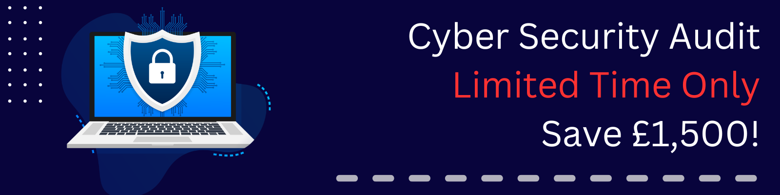PDQ Cyber Security Audit Offer banner blue